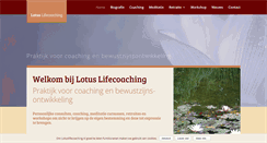 Desktop Screenshot of lotuslifecoaching.nl